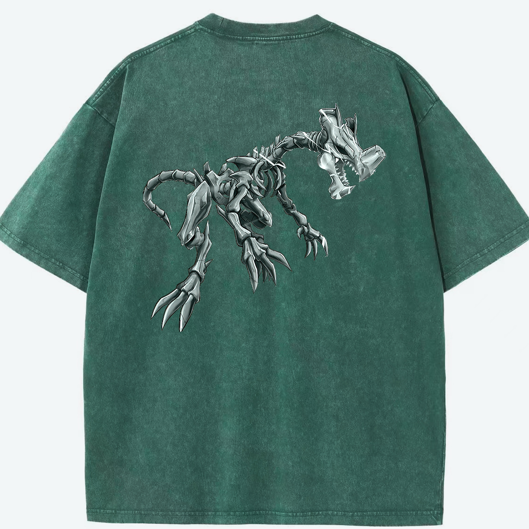 （画像用） 遊☆戯☆王 Yu-Gi-Oh! 綿100% ヴィンテージ風 半袖Tシャツ（背面プリント）